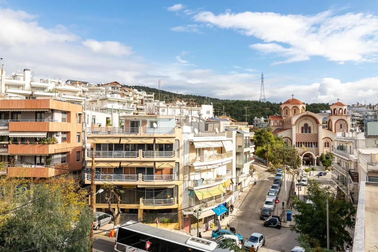 F & B Collection- 360 View Tiny Penthouse Apartment Thessaloniki